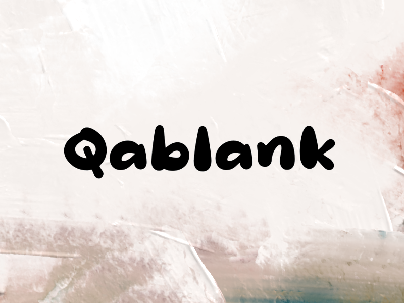 Qablank Font