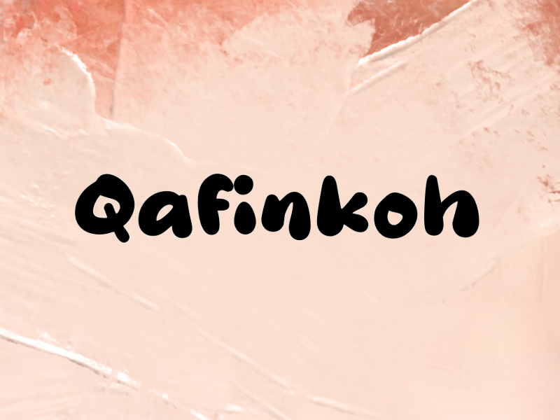 Qafinkoh Font