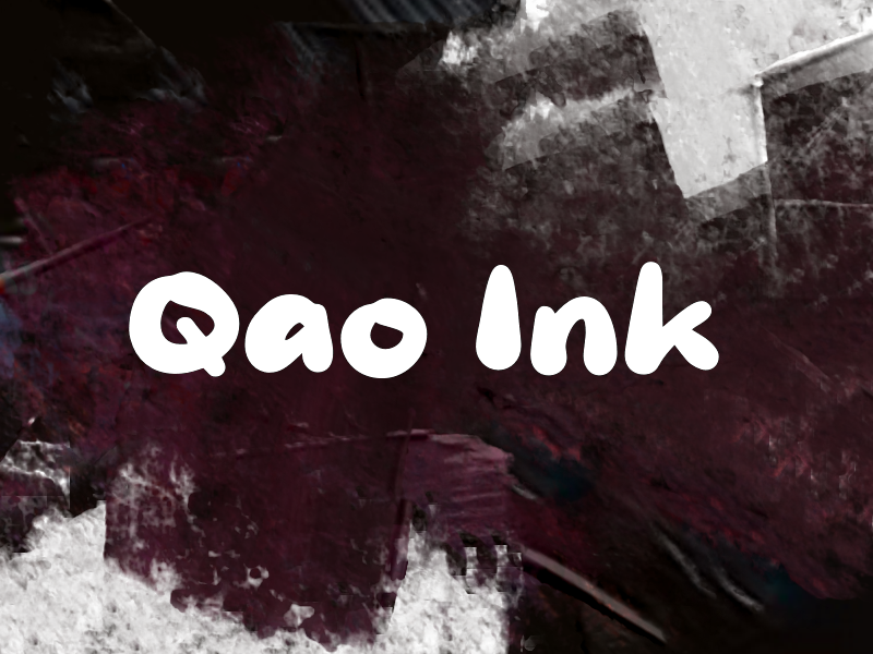 Qao Ink Font