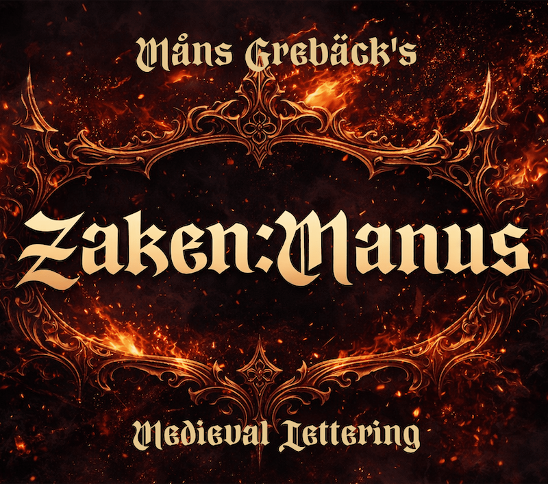 Zaken Manus Font