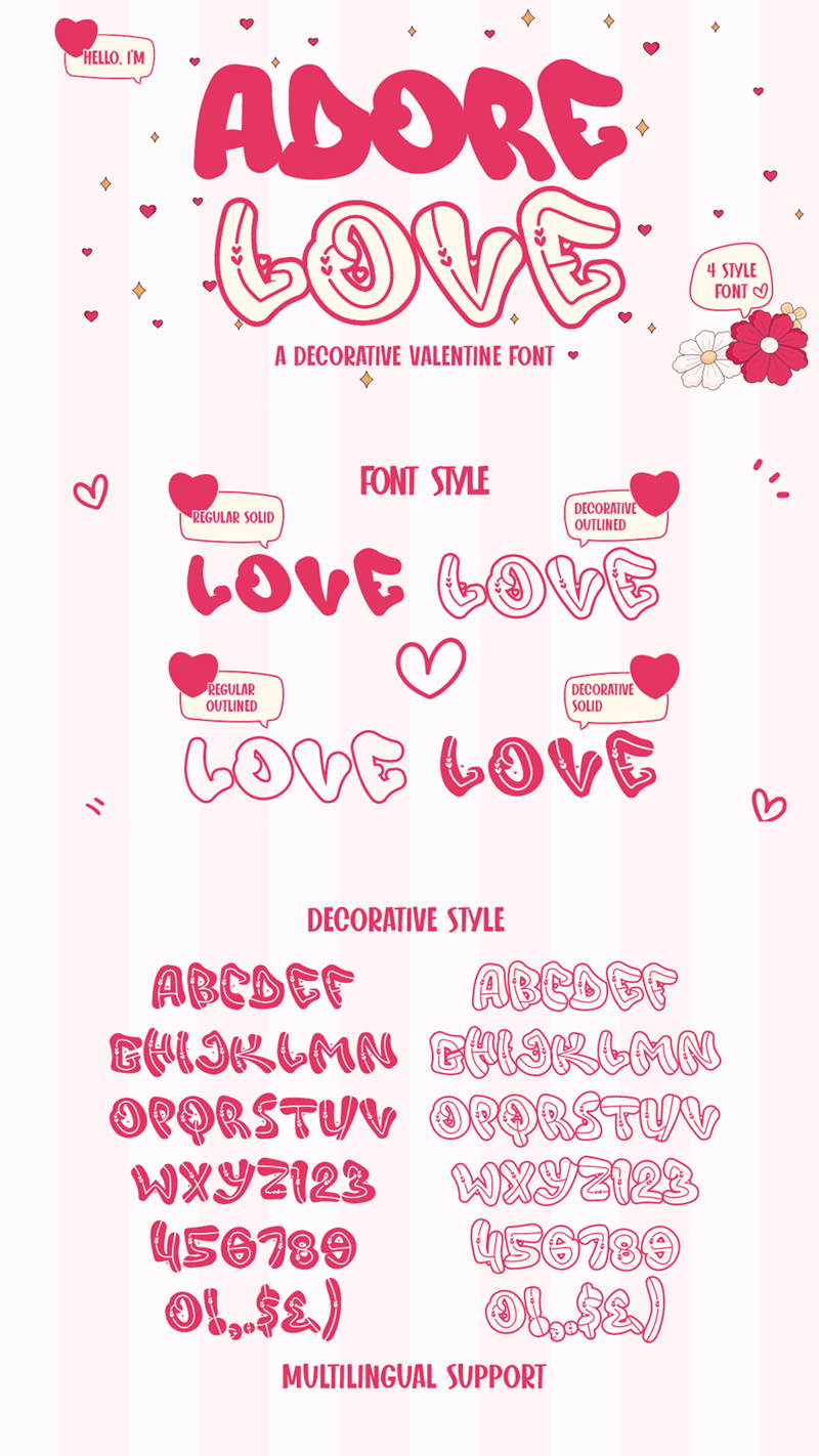 Adore Love Font