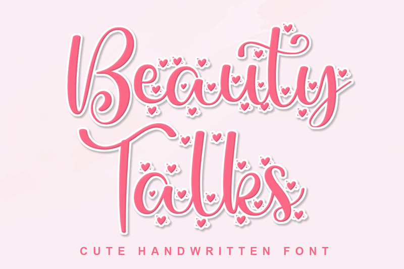 Beauty Talk Font