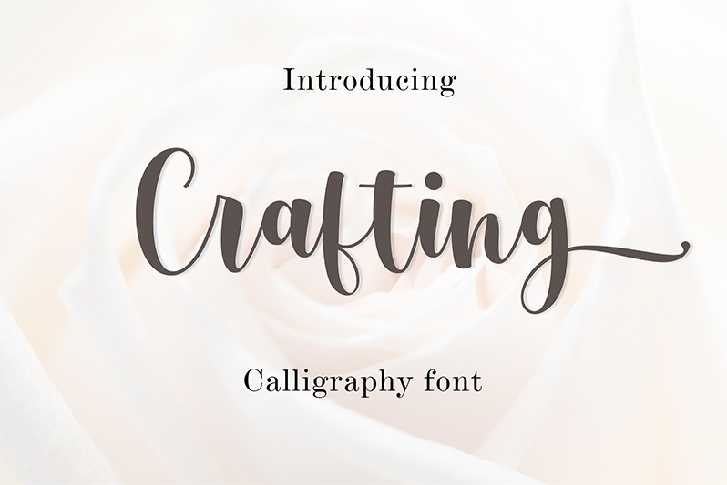 Crafting Font
