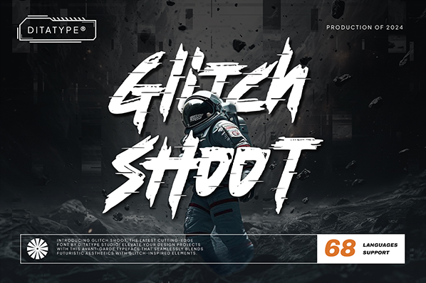 Glitch Shoot Font