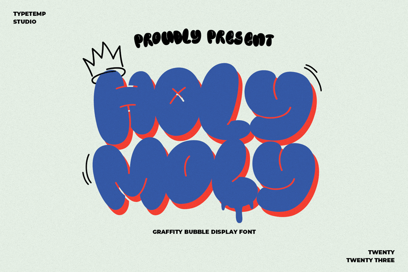Holymoly Display Font