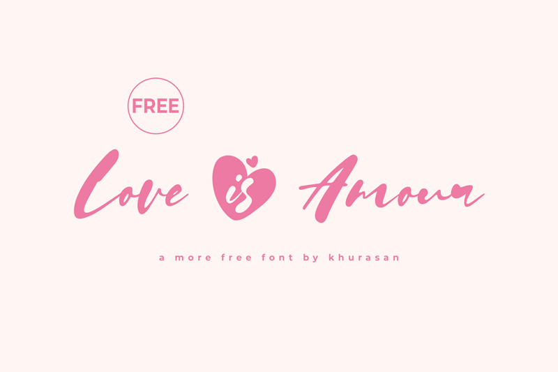 Love Is Amour Font