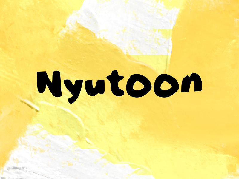 n Nyutoon Font