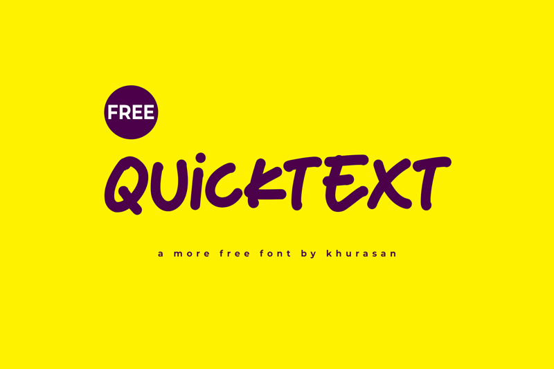 Quicktext Font