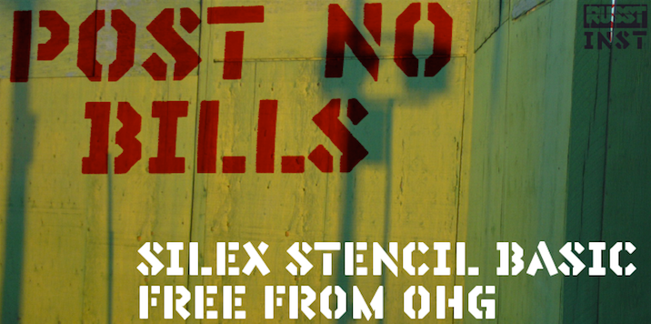 Silex Stencil Font