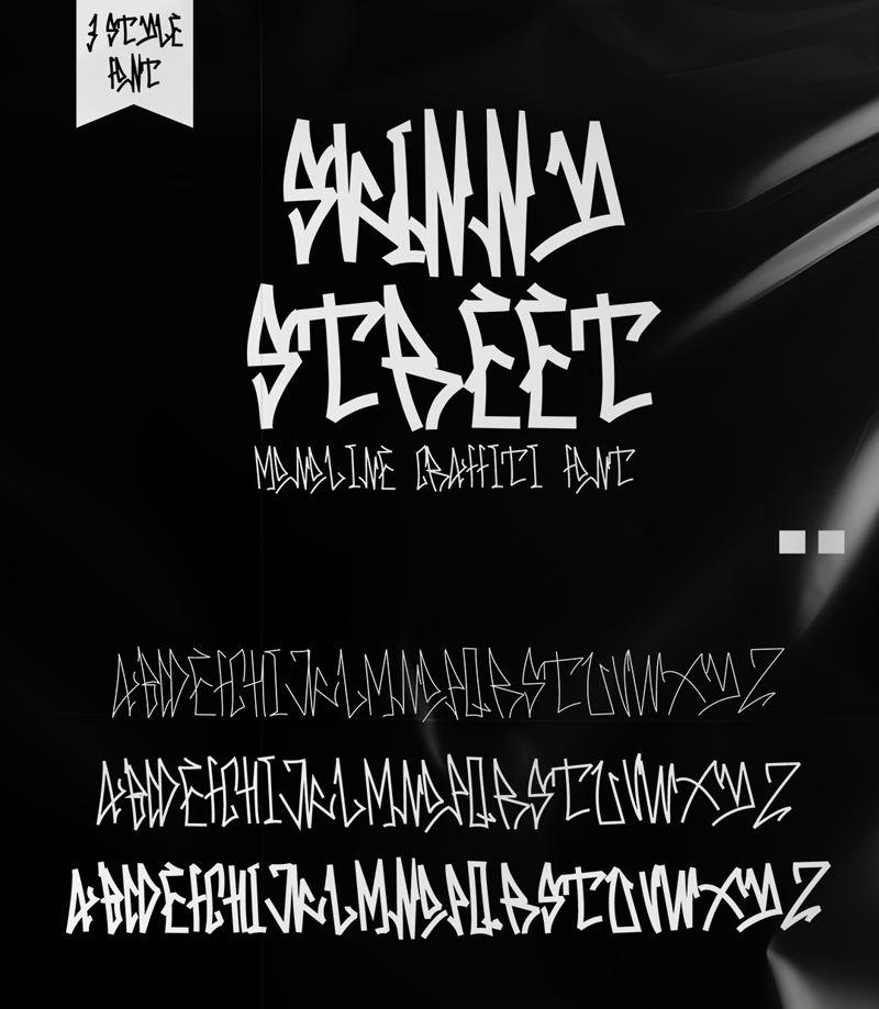 Skinny Street Font
