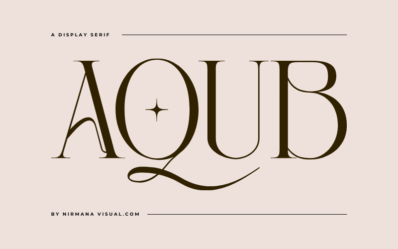 Aqub Font
