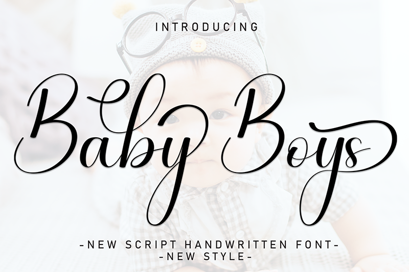 Baby Boys Font