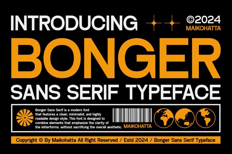 Bonger Font