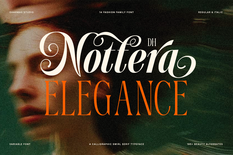 Dh Nottera Elegance Font