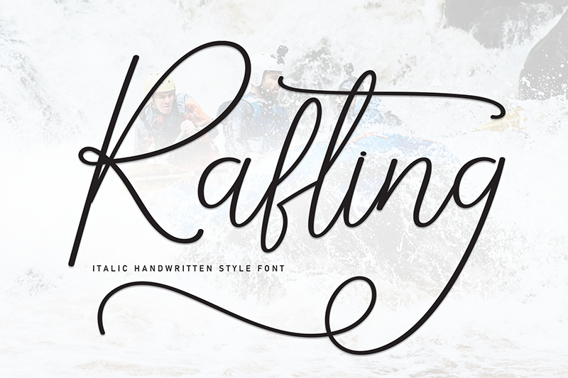 Rafting Font