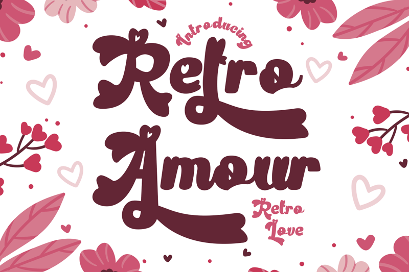 Retro Amour Font