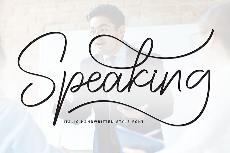 Speaking Font