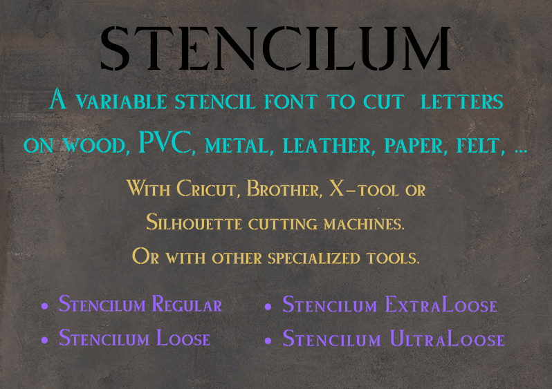Stencilum Font