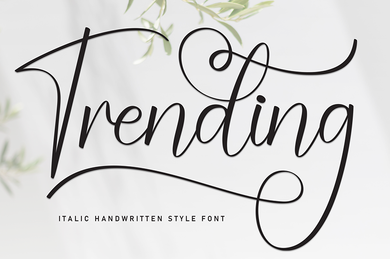 Trending Font