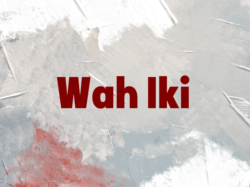 Wah Iki Font