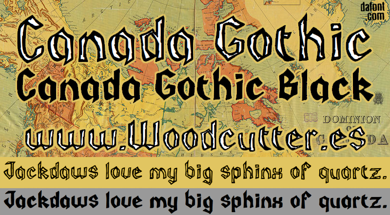 Canada Gothic Font