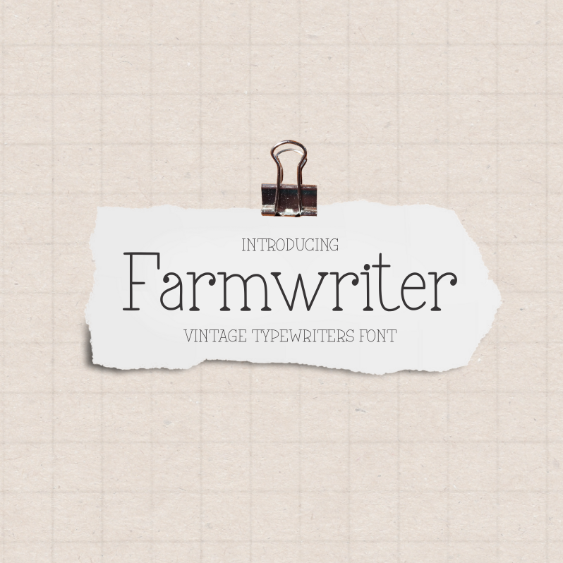 Farmwriter Font