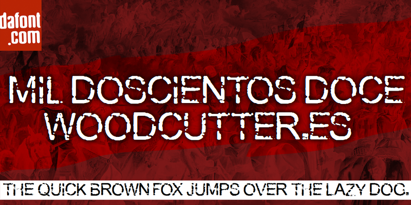 Mil doscientos doce Font