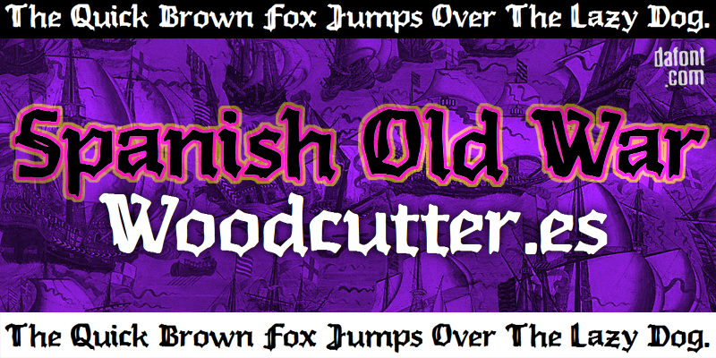 Spanish Old War Font