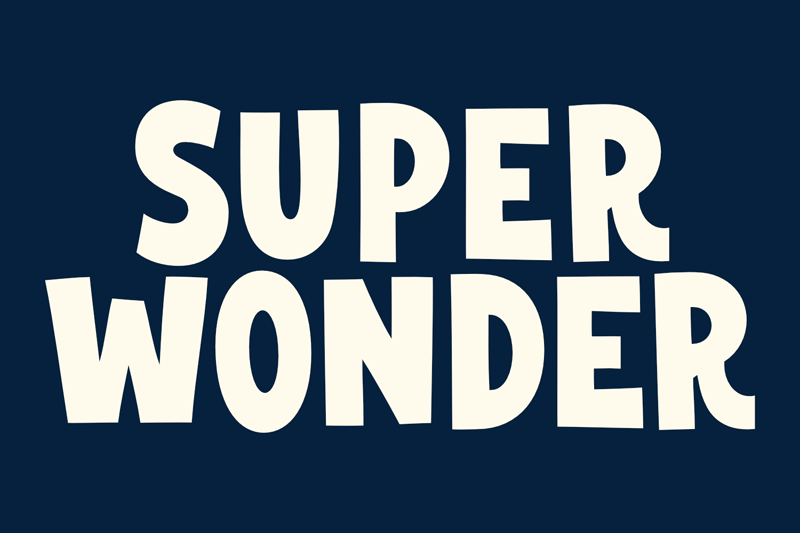 Super Wonder Font