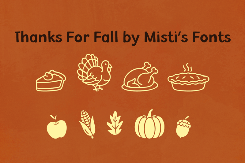 Thanks For Fall Font