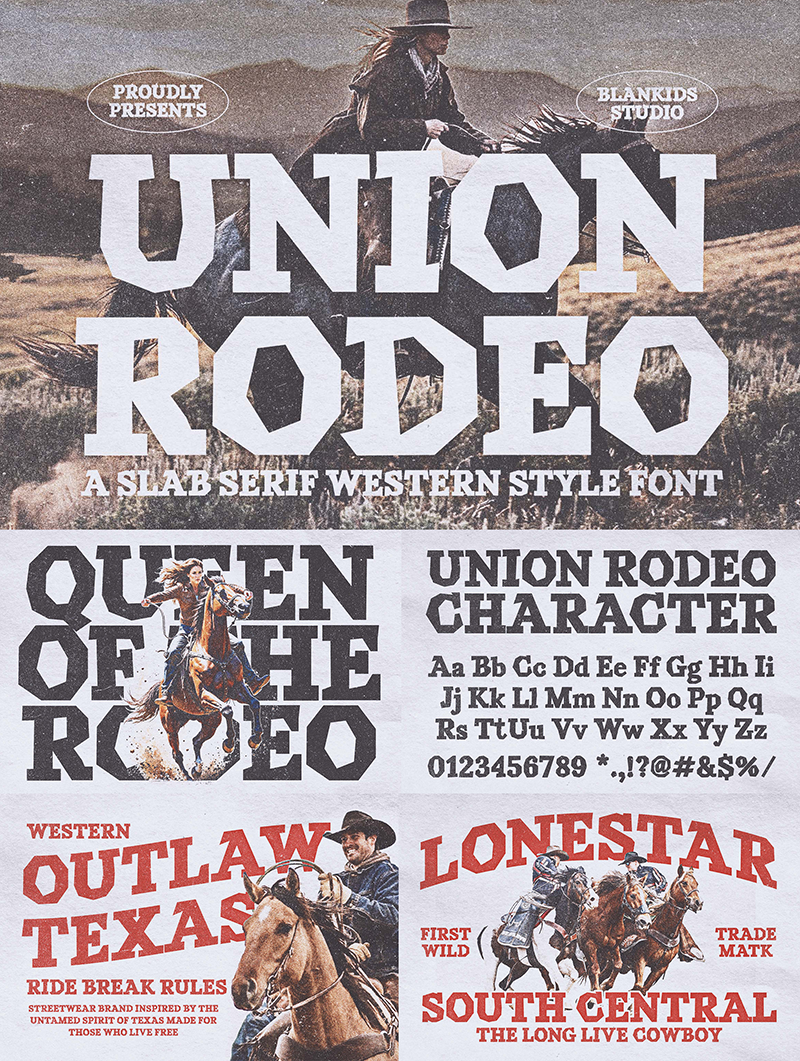 Union Rodeo Font