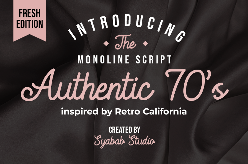 Authentic 70's Font