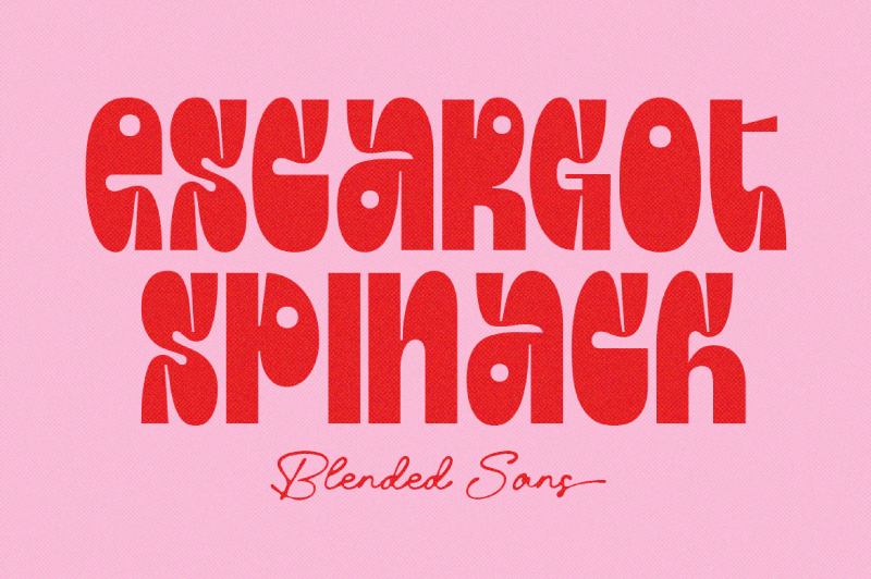 Escargot Spinach Font