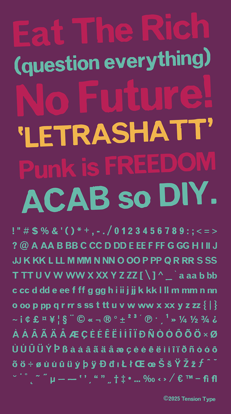 Letrashatt Font