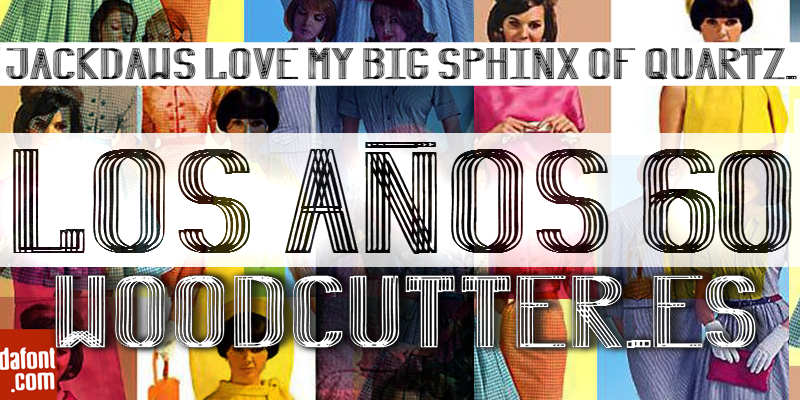 Los A�os 60 Font