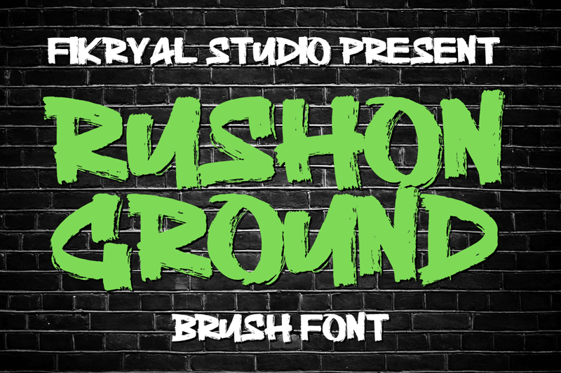 Rushon Ground Font
