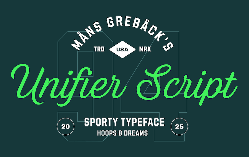 Unifier Script Font