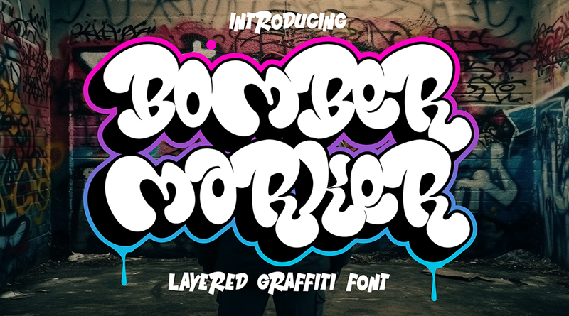 Bomber Marker Font