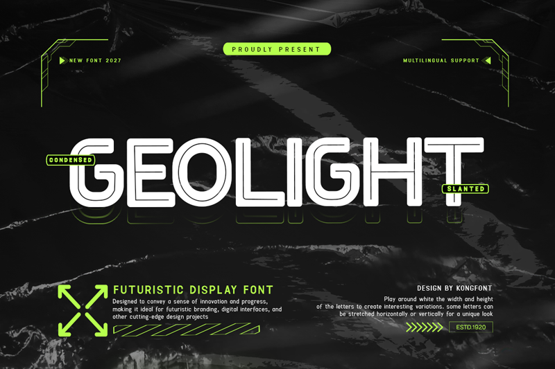 Geolight Font