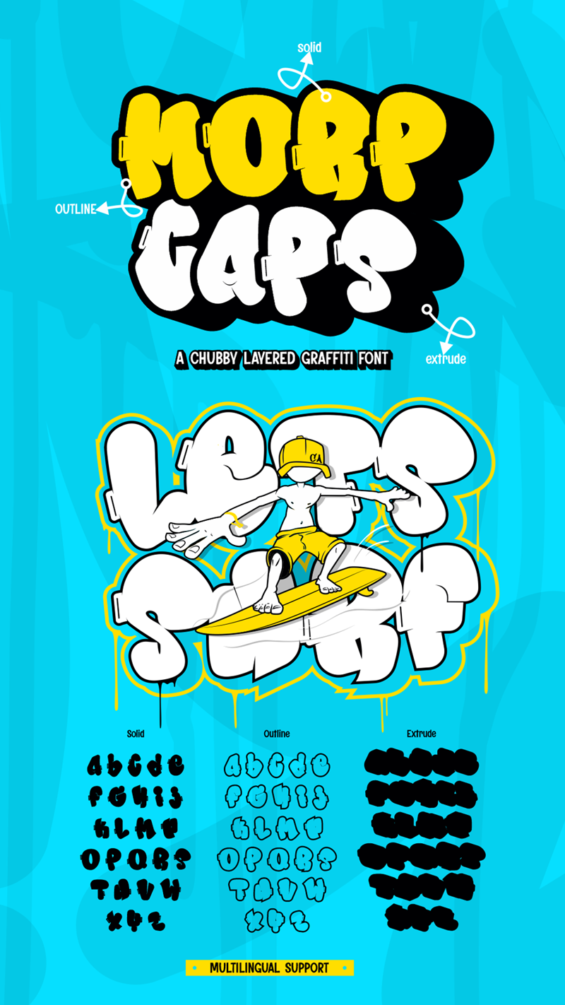 Morp Caps Font