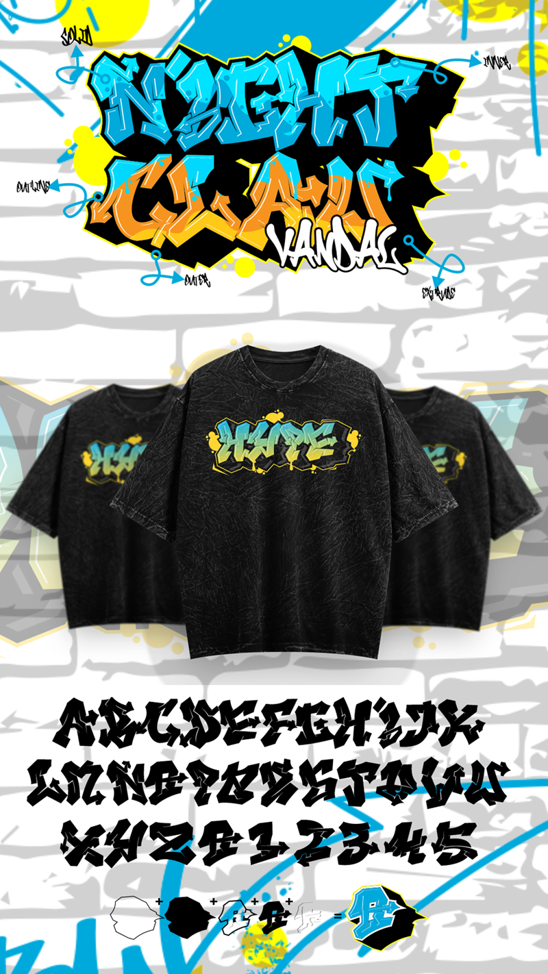 Nightclaw Vandal Font