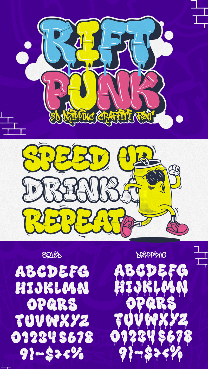 Rift Punk Font