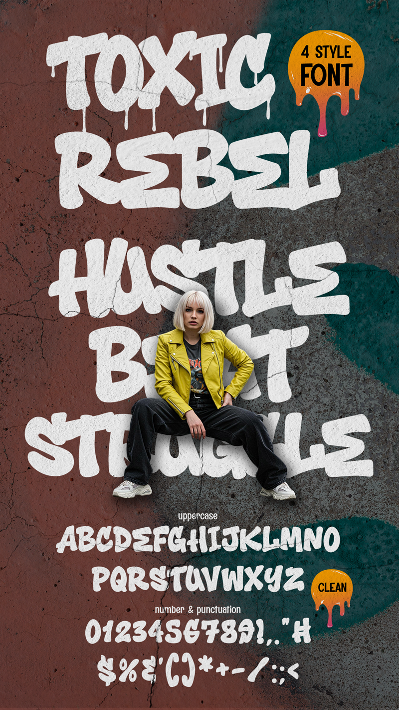Toxic Rebel Font