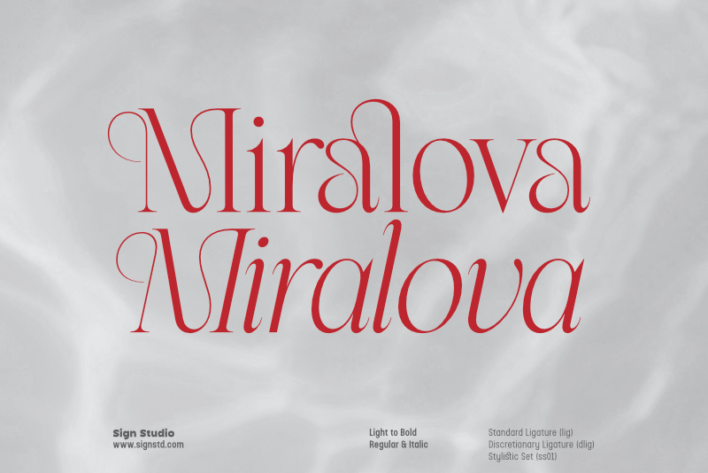 Miralova Font