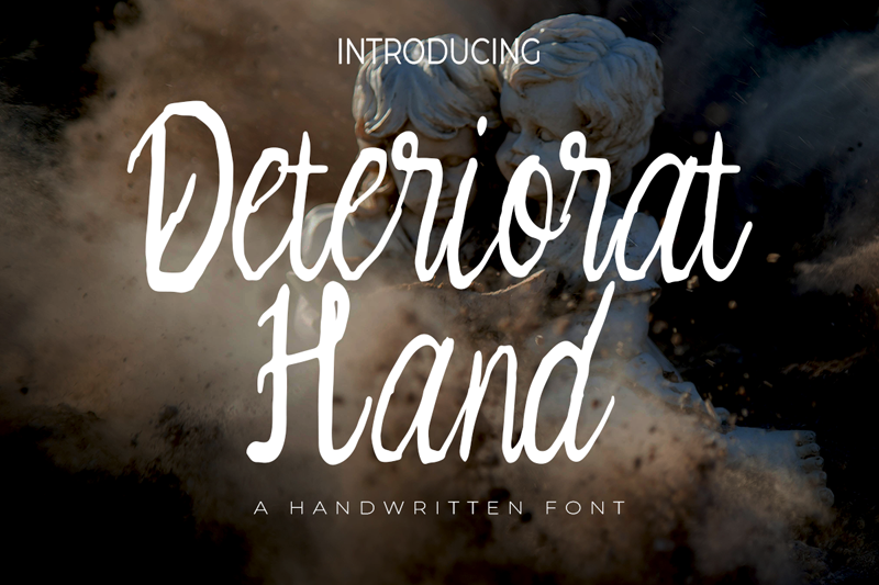 Deteriorat Hand Font