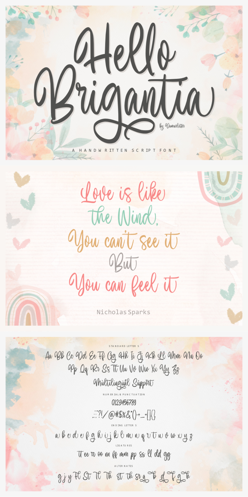 Hello Brigantia Font