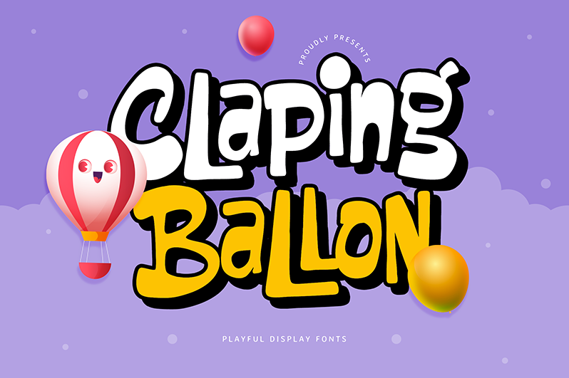 Claping Ballon Font