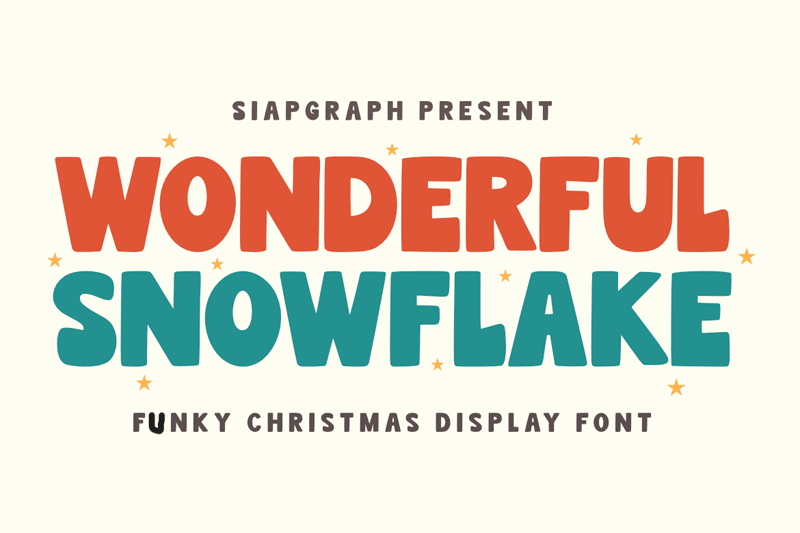 Wonderful Snowflake Font
