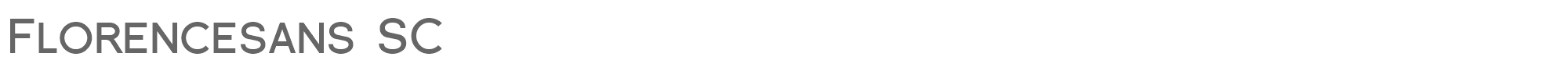 Florencesans SC Florsn18.ttf font preview