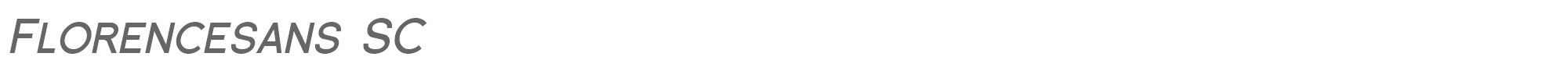 Florencesans SC Florsn19.ttf font preview